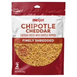 Meijer Fancy Shred Chipotle Cheddar