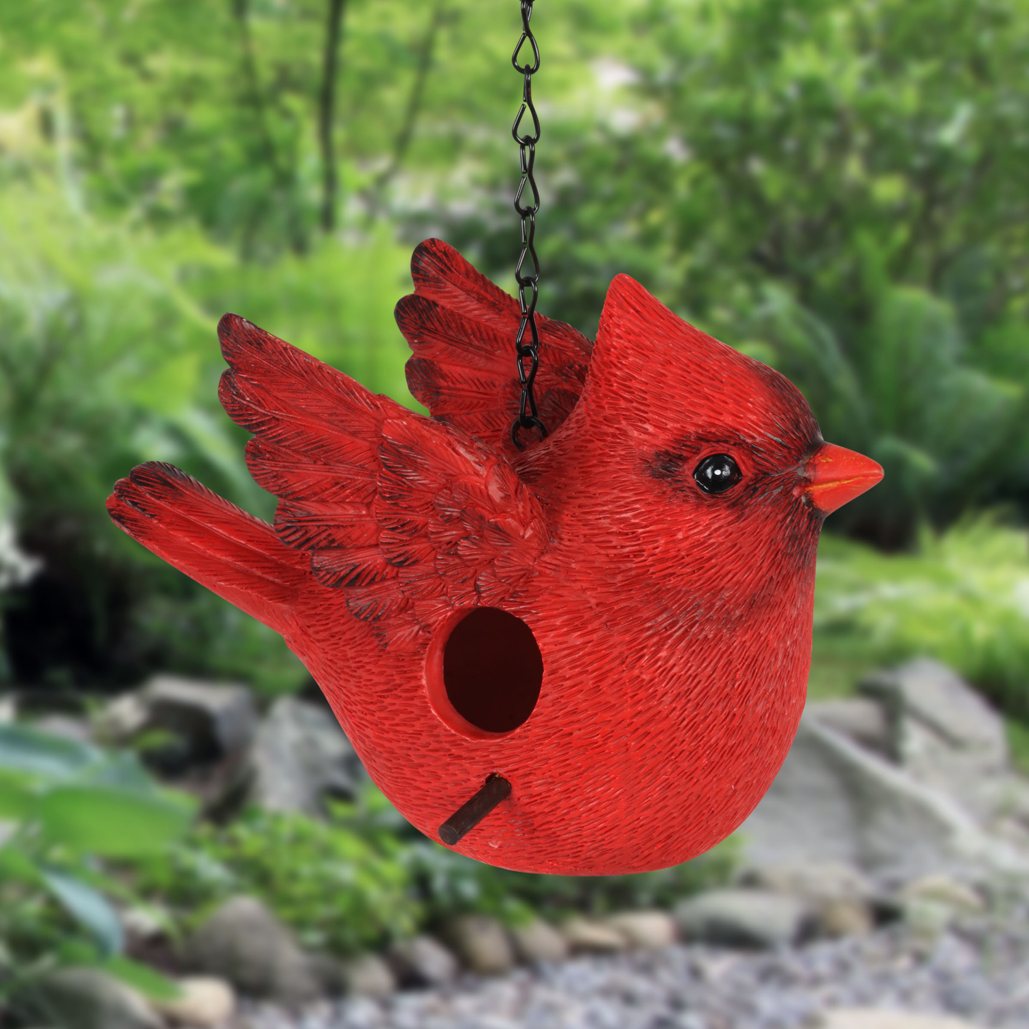 slide 6 of 8, Room & Retreat Cardinal Bird House, 1 ct
