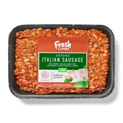 Ground Mild Italian Sausage, 16 Oz