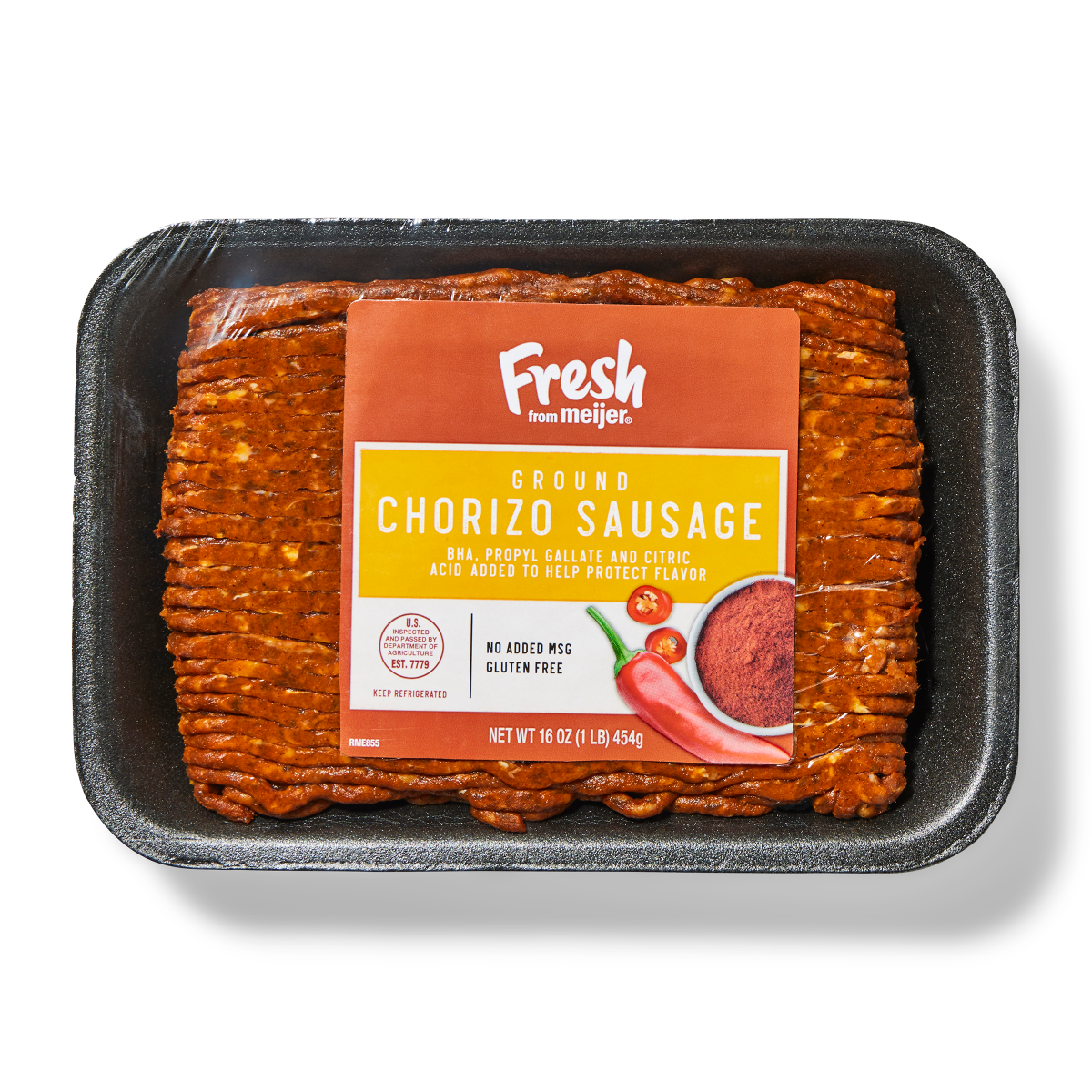 slide 1 of 13, Fresh from Meijer Hot Ground Chorizo Sausage, 16 oz, 16 oz