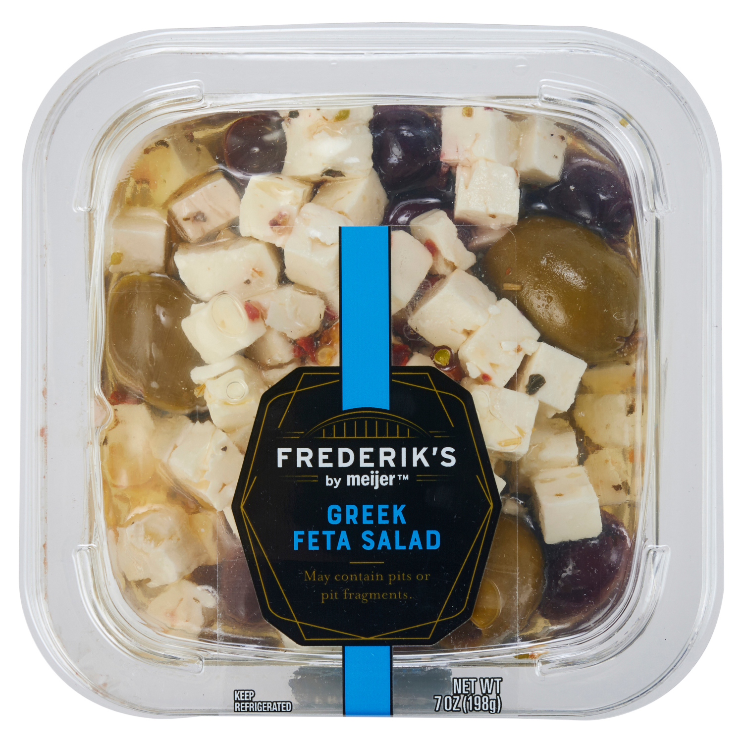 slide 1 of 6, FREDERIKS BY MEIJER Frederik's by Meijer Greek Feta Salad, 7 oz