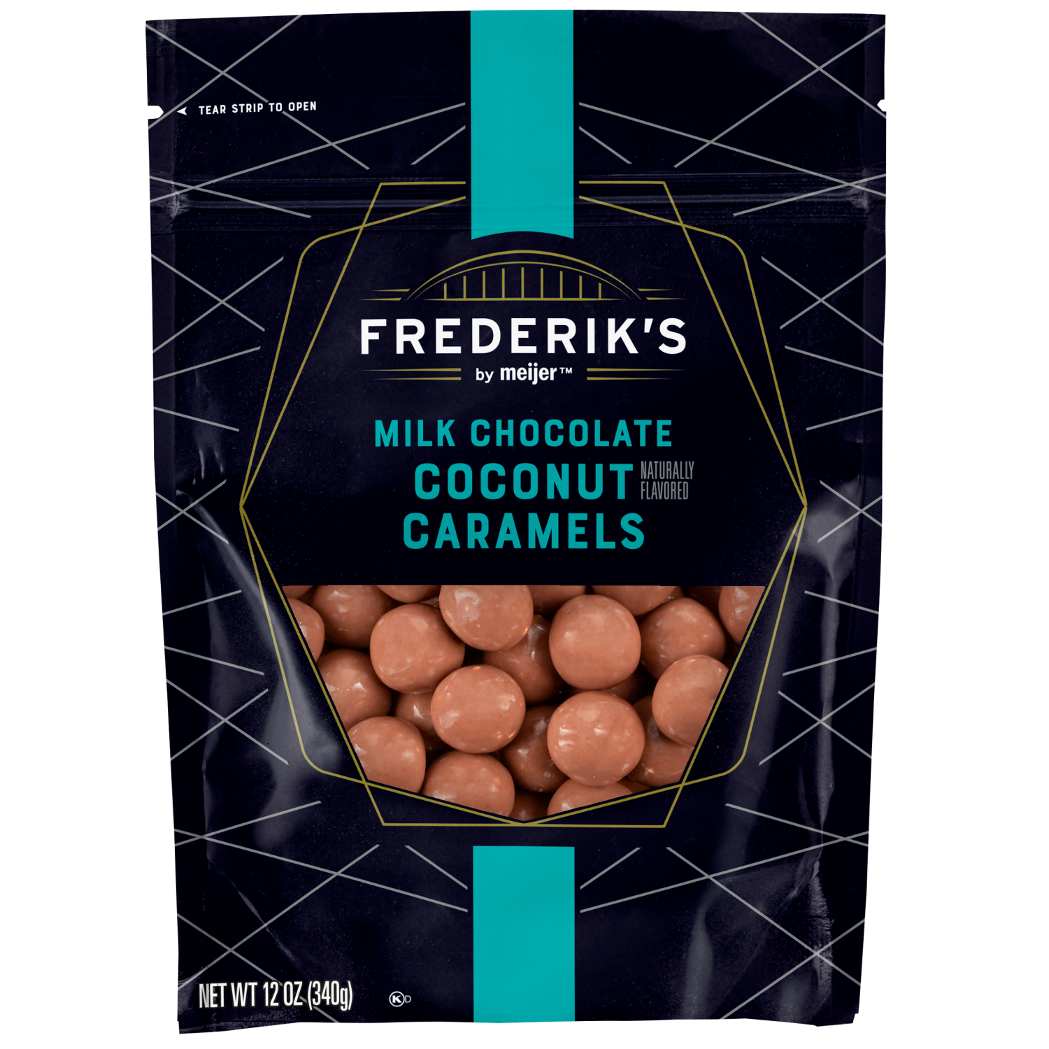 slide 1 of 2, FREDERIKS BY MEIJER Frederik's by Meijer Milk Chocolate Coconut Caramels, 12 oz