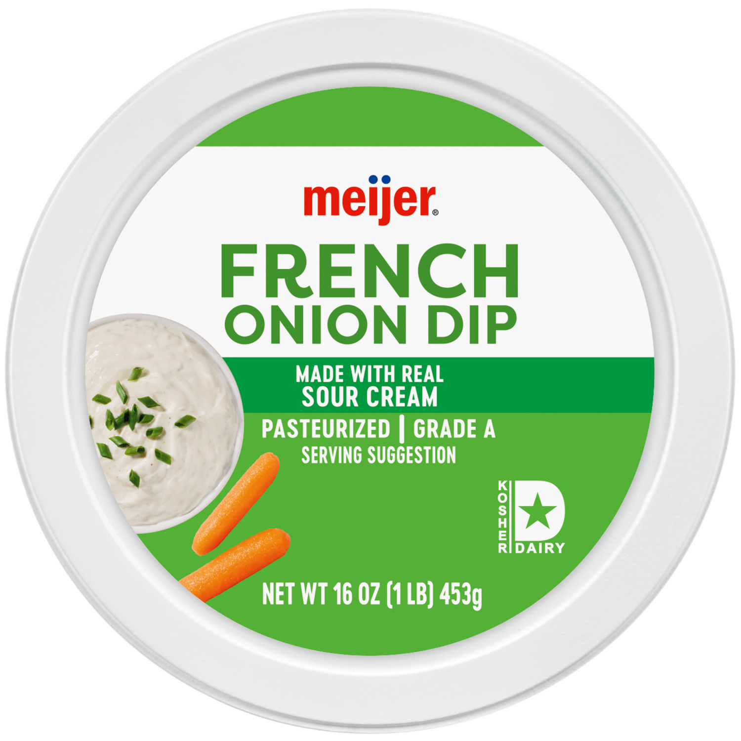 slide 4 of 4, Meijer French Onion Dip, 16 oz