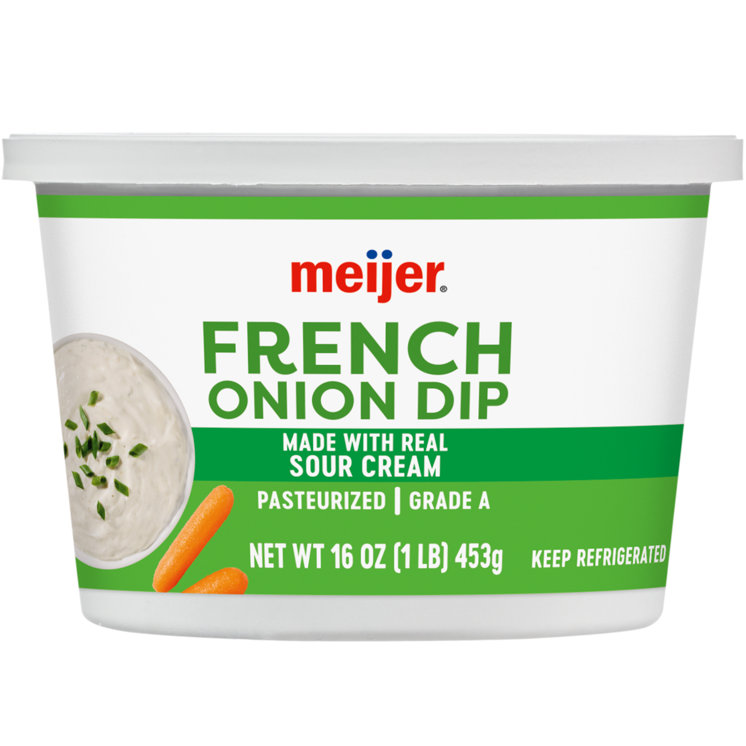 slide 1 of 4, Meijer French Onion Dip, 16 oz