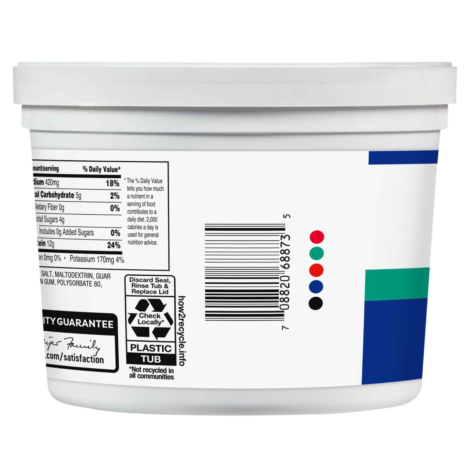 slide 2 of 4, Meijer 4% Milk Fat Small Curd Cottage Cheese, 48 oz