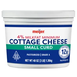 Meijer 4% Milk Fat Small Curd Cottage Cheese