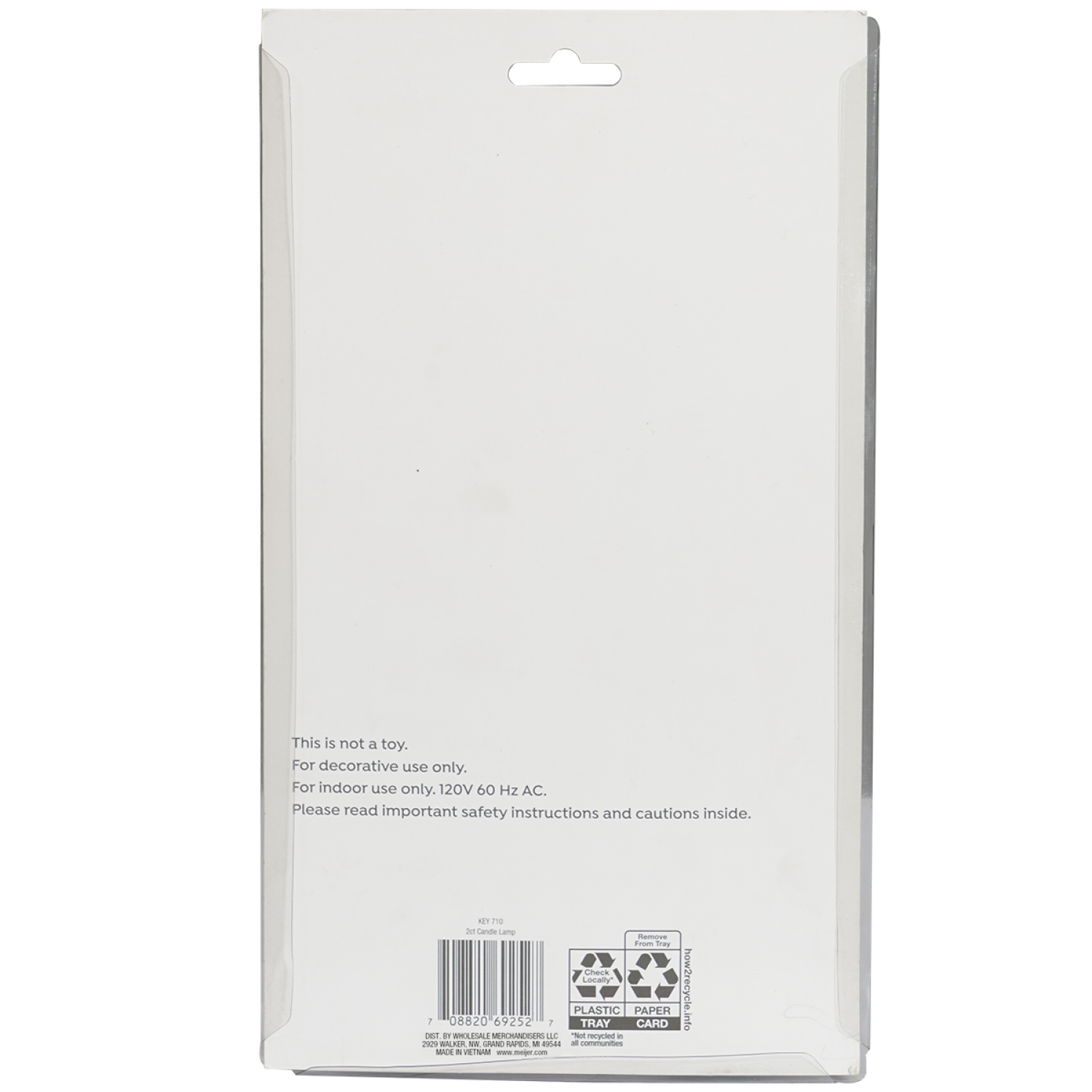 slide 2 of 2, December Home Candle Lamp, 2 ct