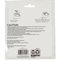 slide 3 of 5, December Home Tealights LED Flickering, 6 ct