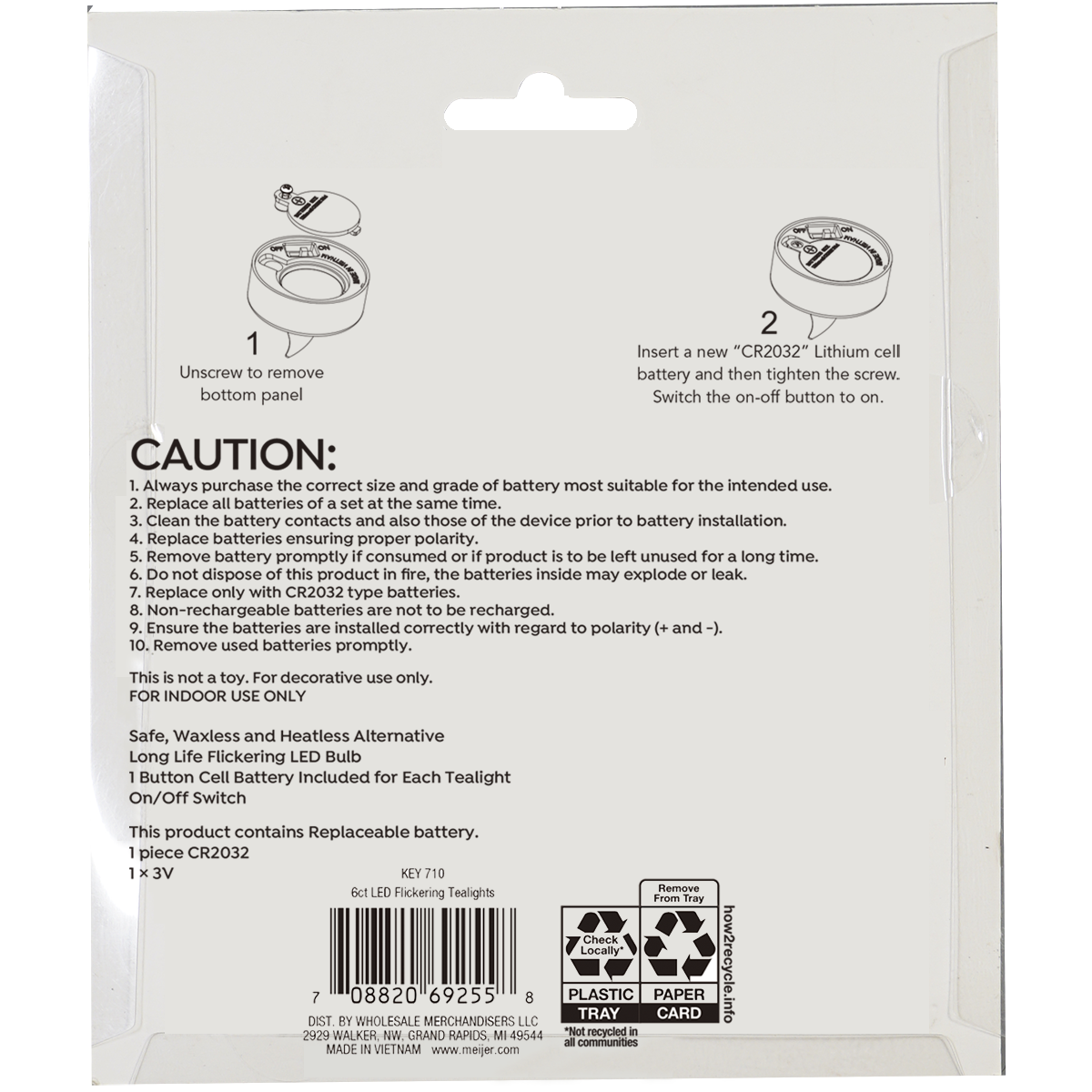 slide 5 of 5, December Home Tealights LED Flickering, 6 ct