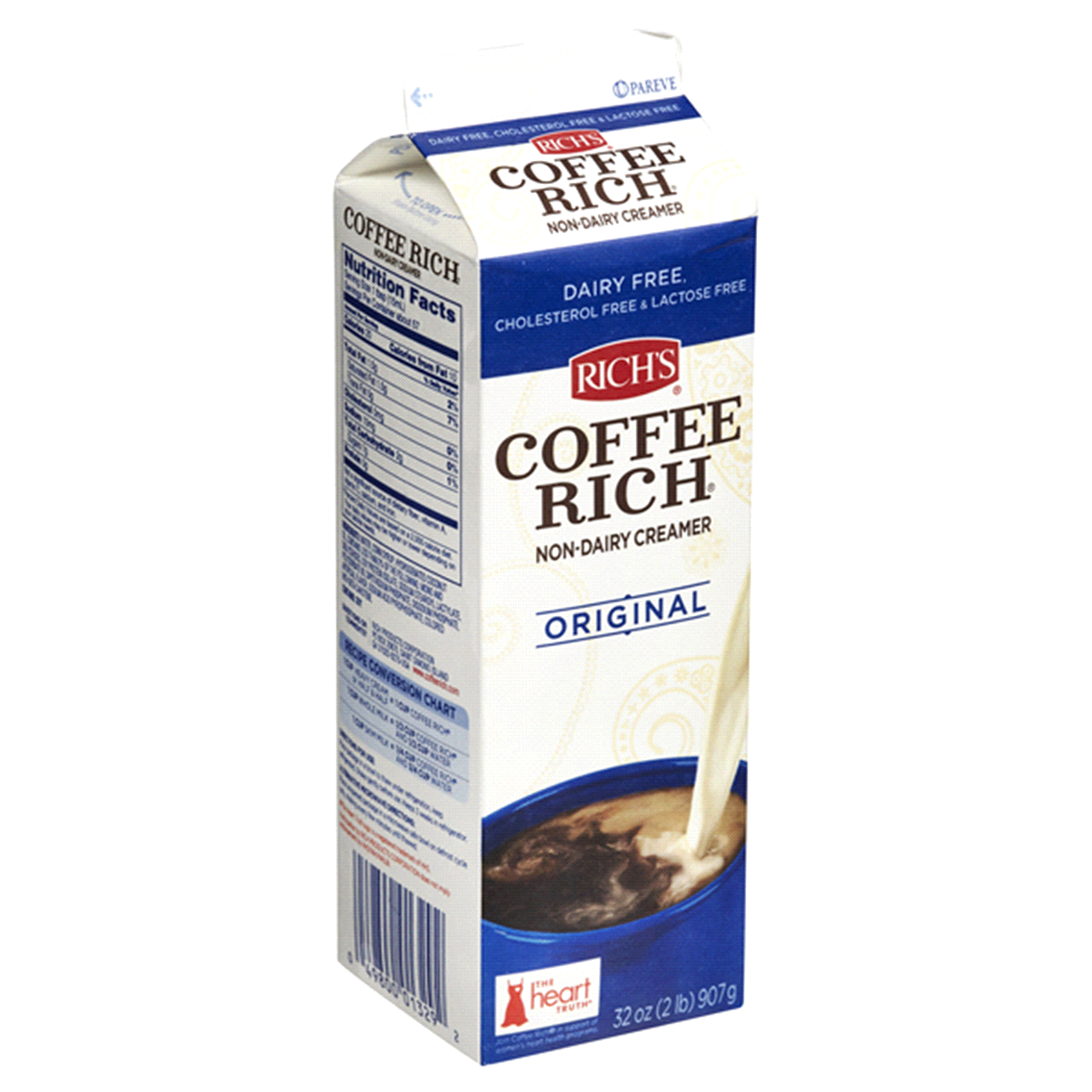 slide 3 of 3, Coffee Rich Non-Dairy Creamer, Original, 32 oz