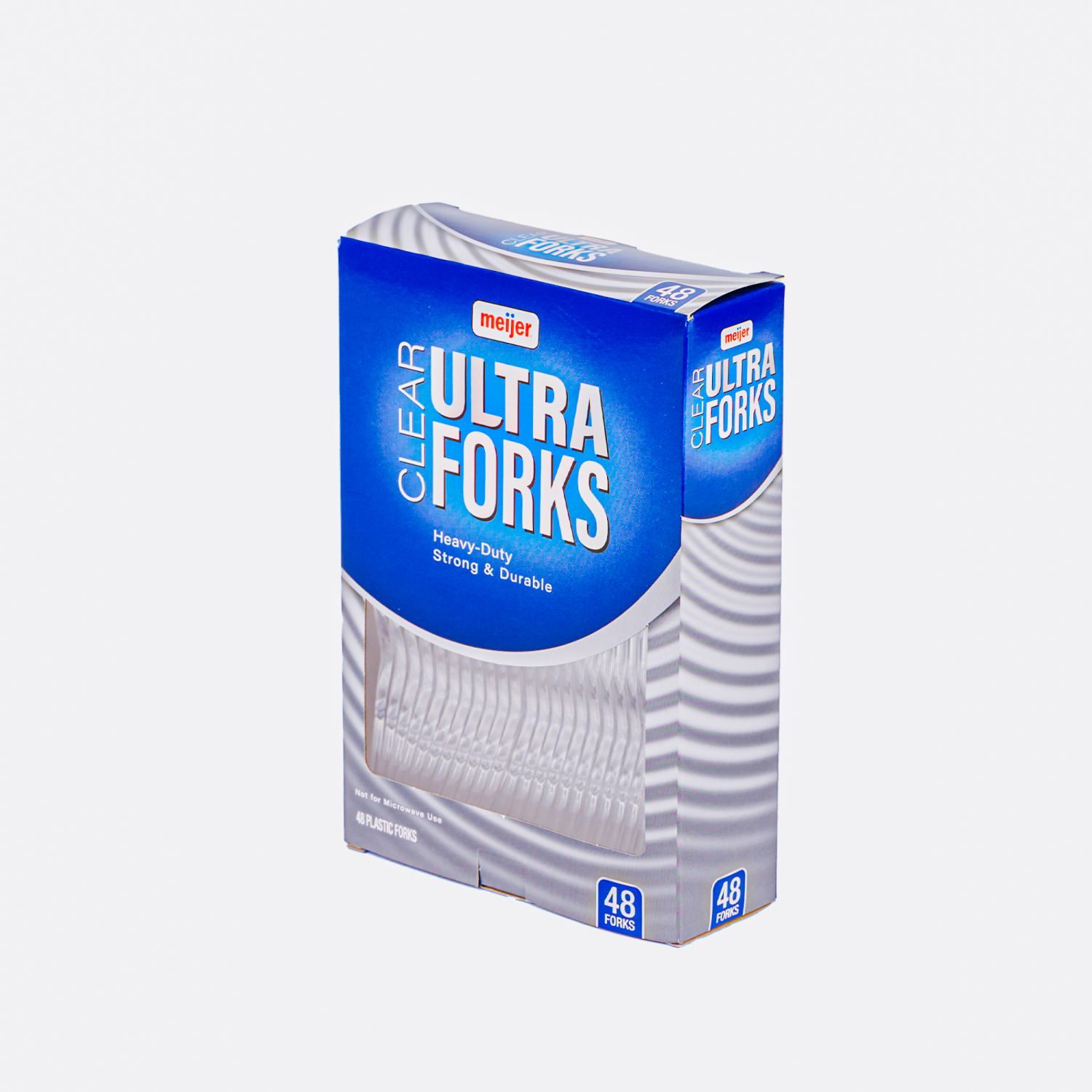 slide 4 of 6, MEIJER CLEAR FORKS, 48 ct