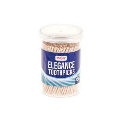 Meijer Elegance Toothpicks, 250 Ct