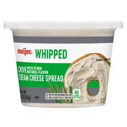 Meijer Whipped Chive Cream Cheese Spread