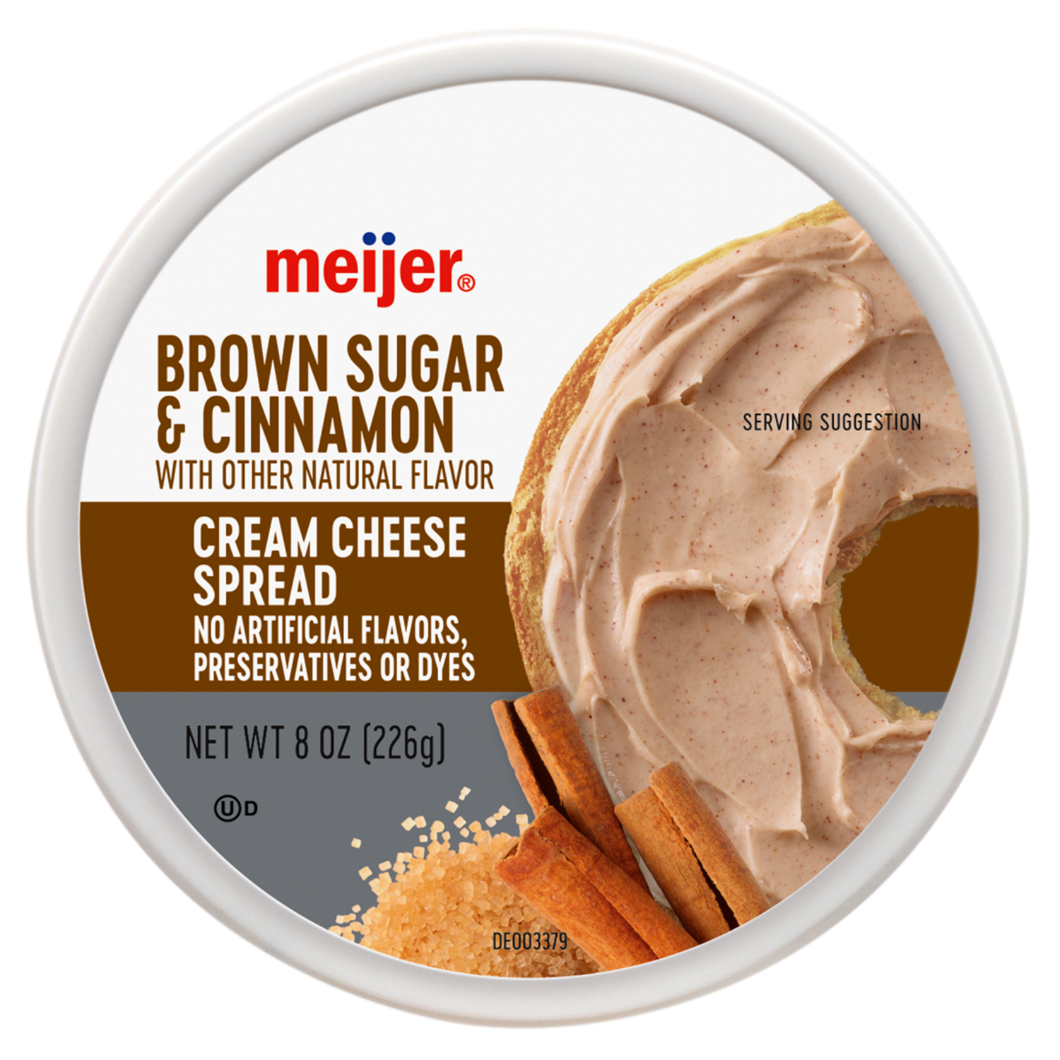 slide 4 of 4, MEIJER SOFT CREAM CHEESE BROWN SUGAR CINN 8OZ, 8 oz