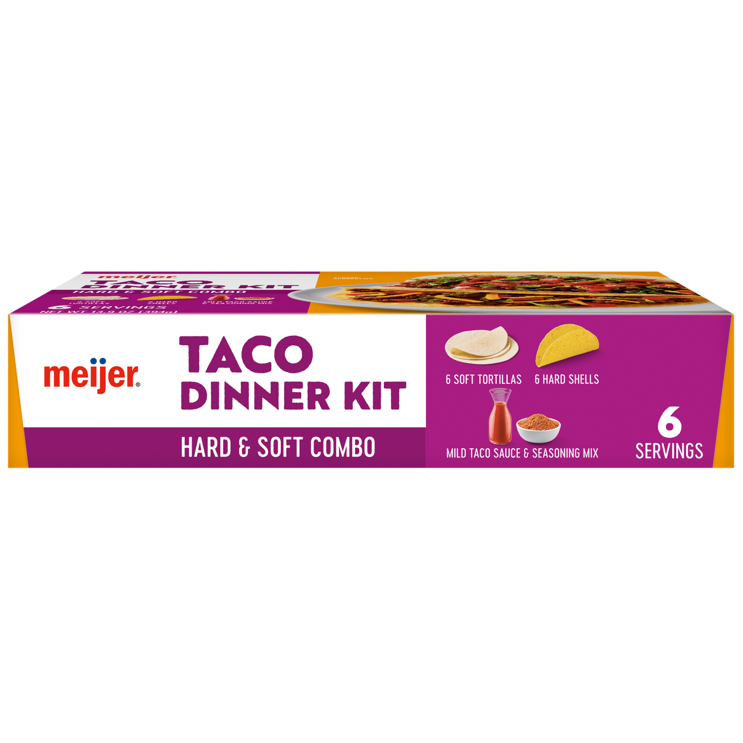 slide 3 of 7, Meijer Mixed Dinner Kit, 13.9/12 ct