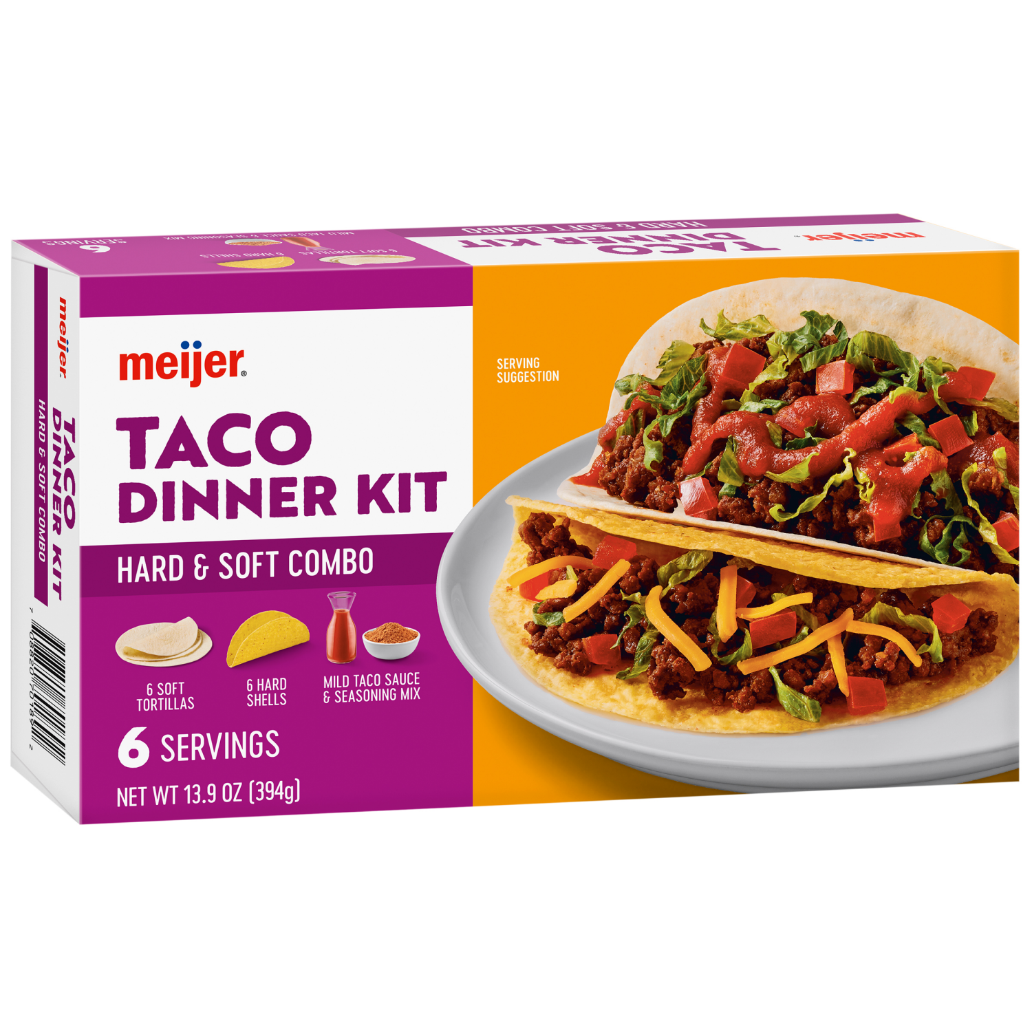 slide 5 of 7, Meijer Mixed Dinner Kit, 13.9/12 ct