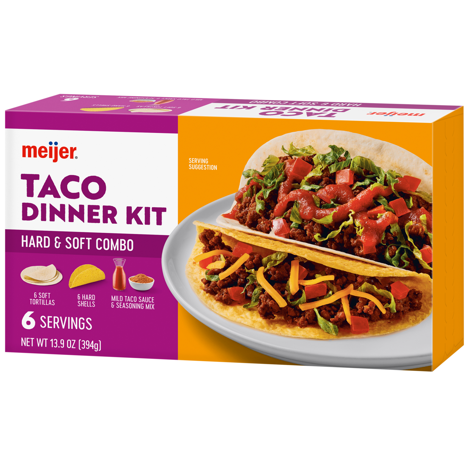 slide 6 of 7, Meijer Mixed Dinner Kit, 13.9/12 ct
