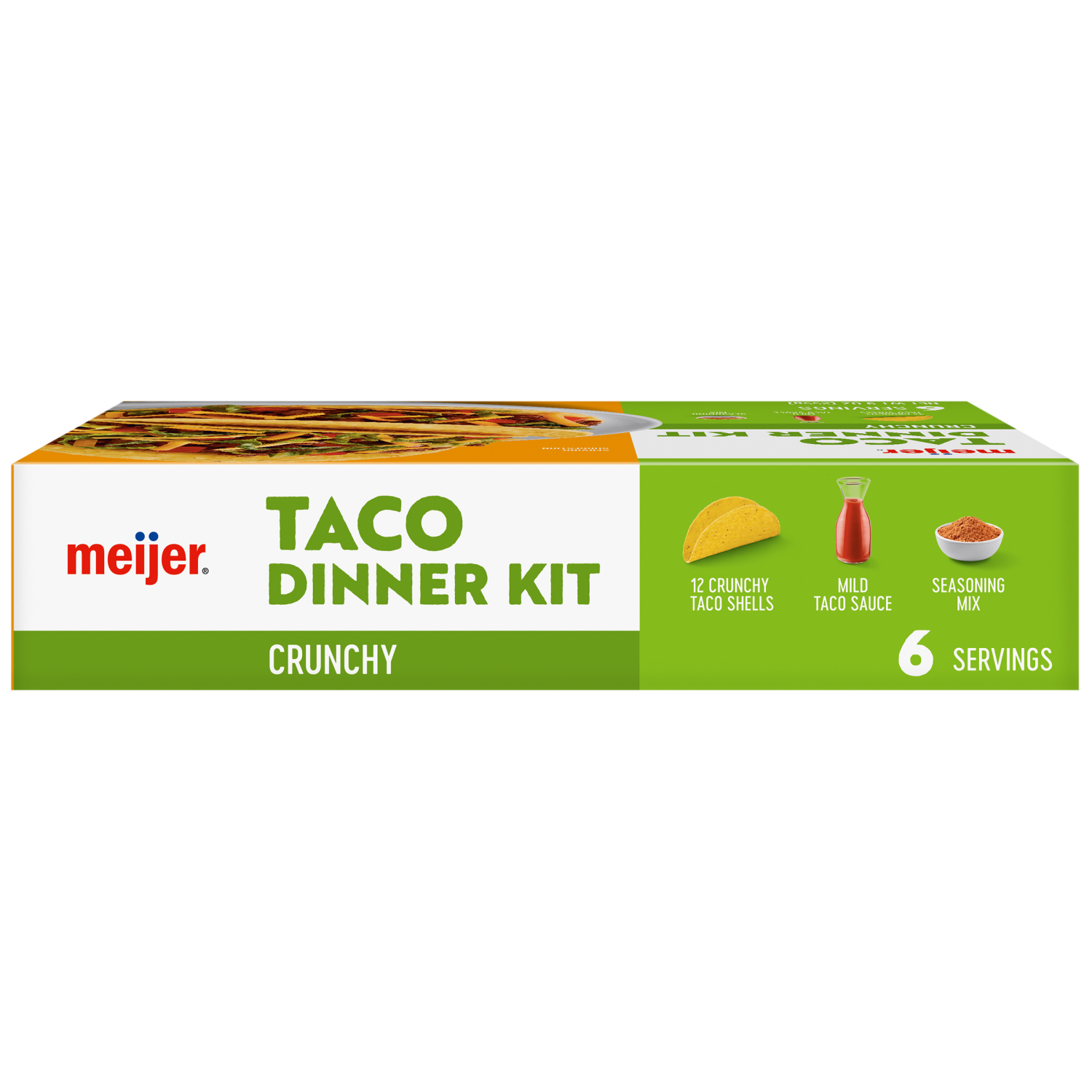 slide 6 of 7, Meijer Taco Shell Dinner Kit, 9 oz/12 ct