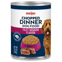 Meijer Wet Dog Grnd Filet Mignon 13.2Oz