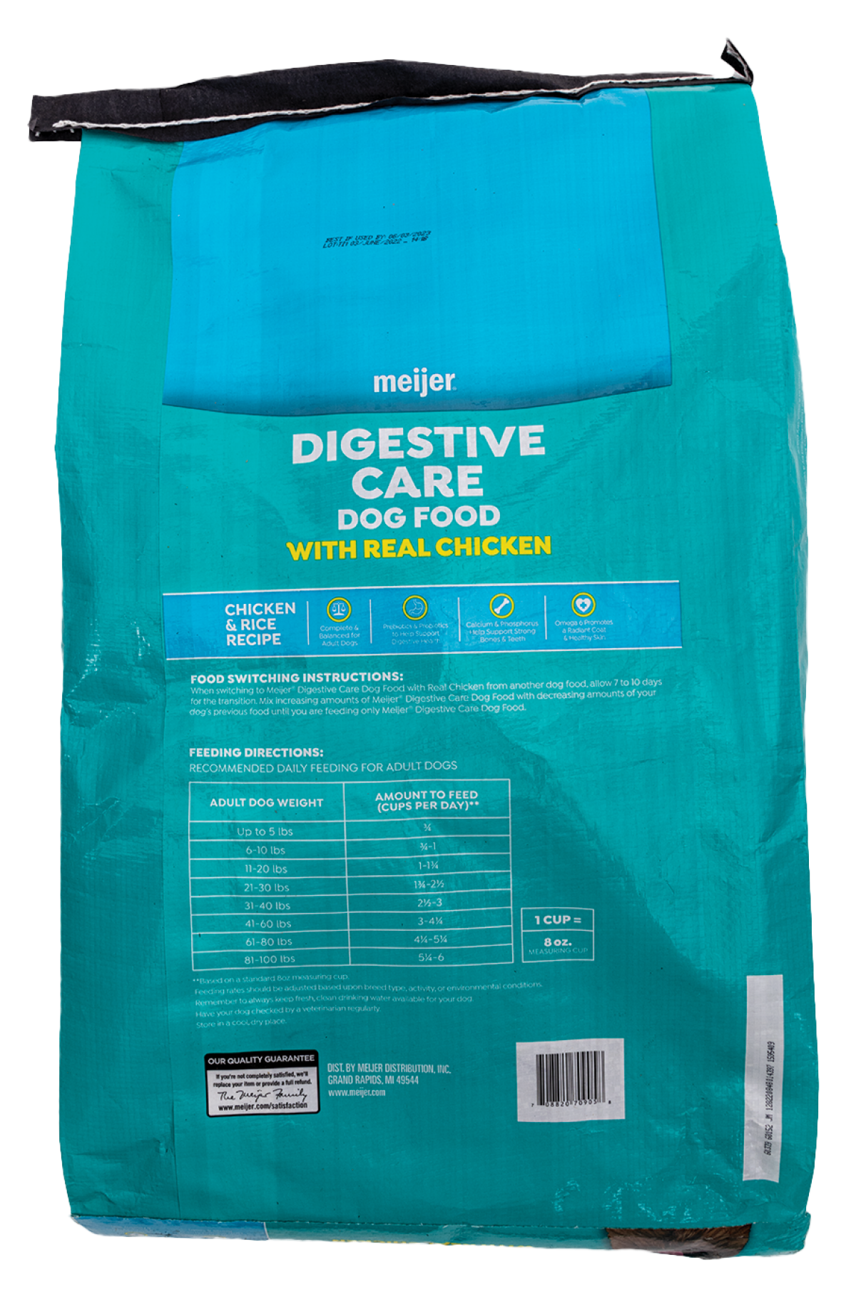 slide 2 of 2, MJR MC DRY DOG DIGESTV HEALTH, 18.5 lb