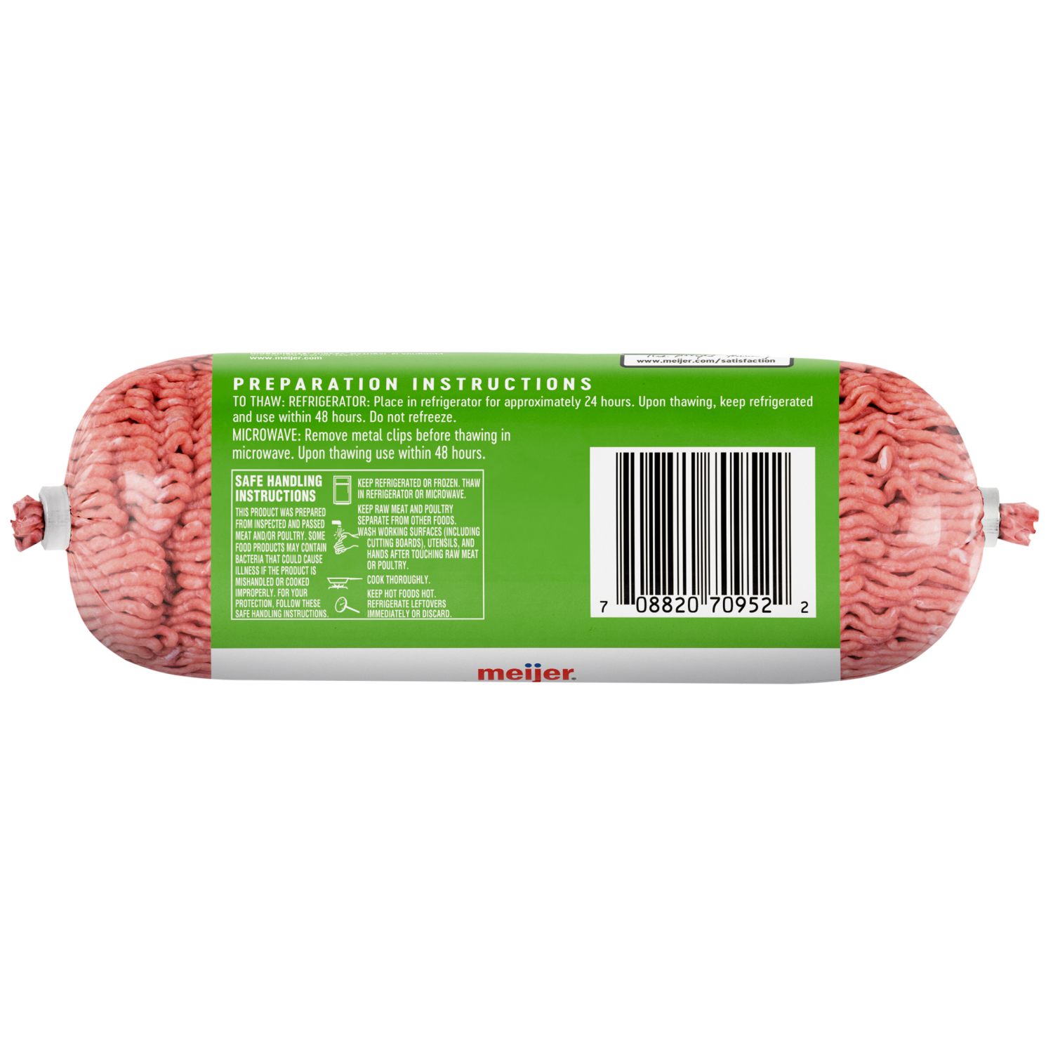 slide 3 of 4, Meijer Turkey Chub Ground 85/15, 16 oz