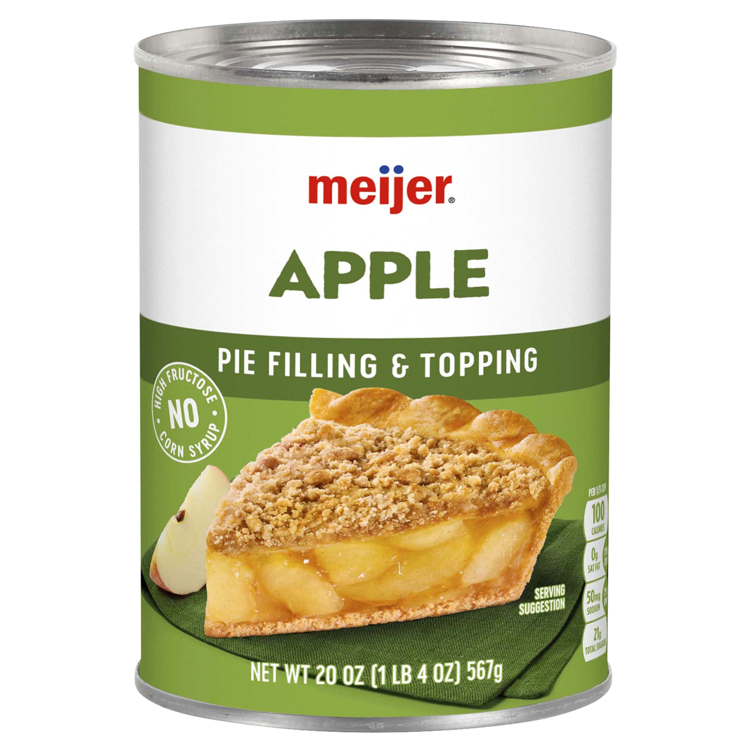 slide 1 of 3, Meijer Apple Pie Filling, 20 Oz, 20 oz
