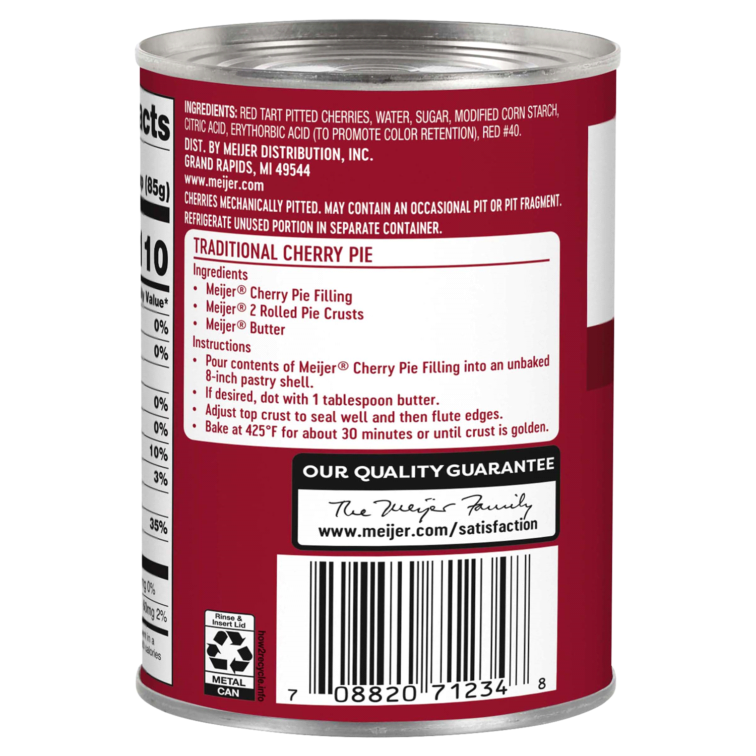 slide 2 of 3, Meijer Cherry Pie Filling - 21 oz, 21 oz