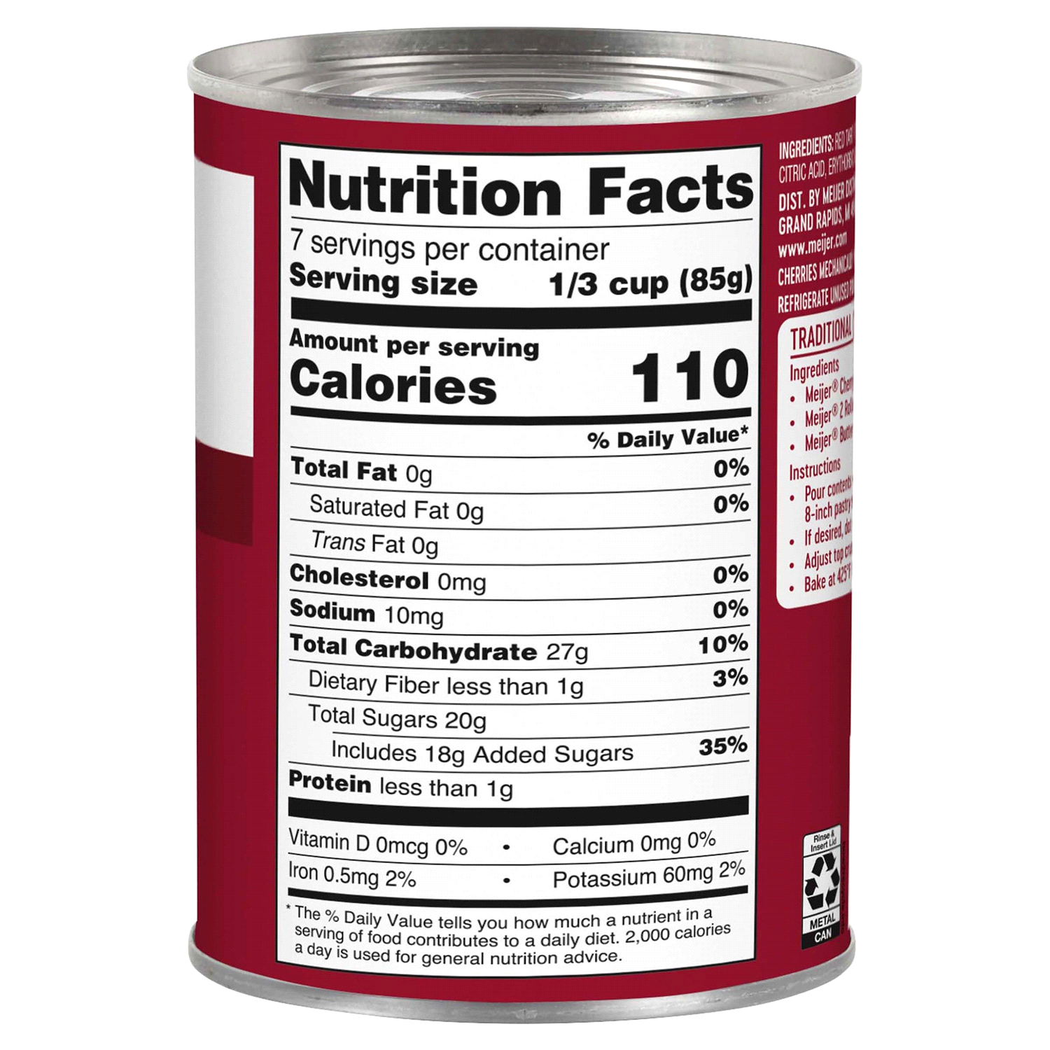 slide 3 of 3, Meijer Cherry Pie Filling - 21 oz, 21 oz