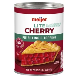 Meijer Lite Cherry Pie Filling