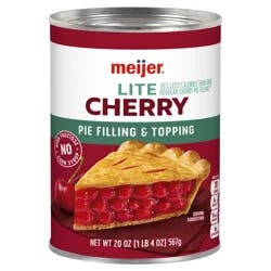 Meijer Lite Cherry Pie Filling