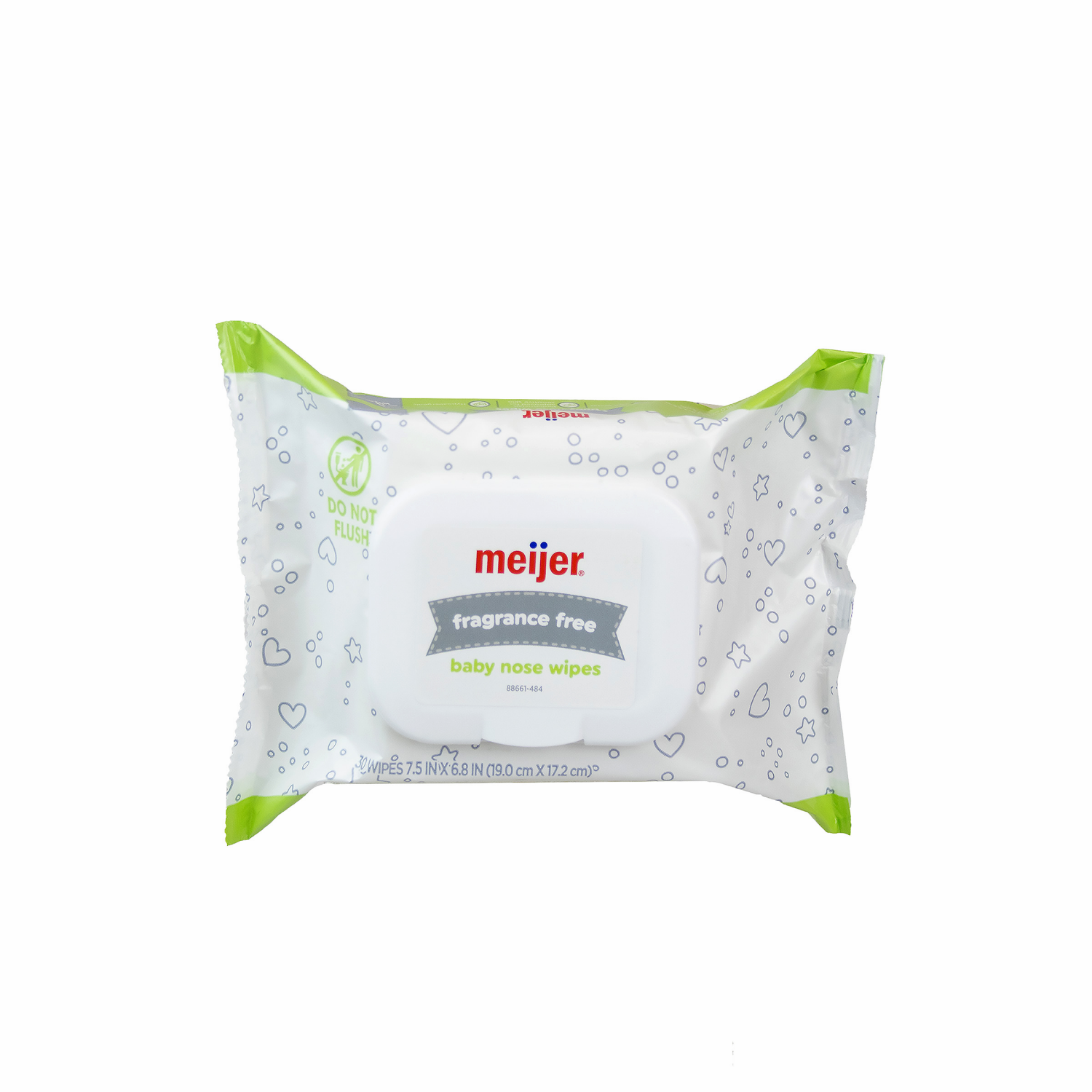 slide 5 of 5, Meijer Baby Nose Wipes, 30 ct