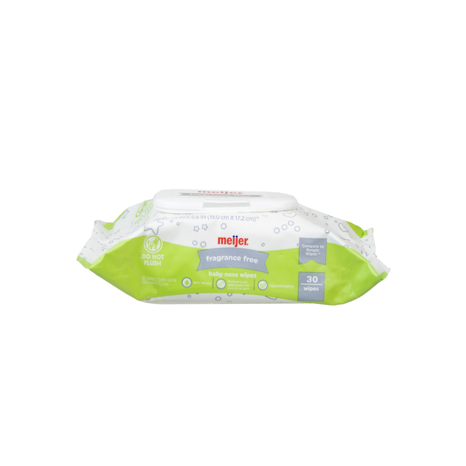 slide 1 of 5, Meijer Baby Nose Wipes, 30 ct