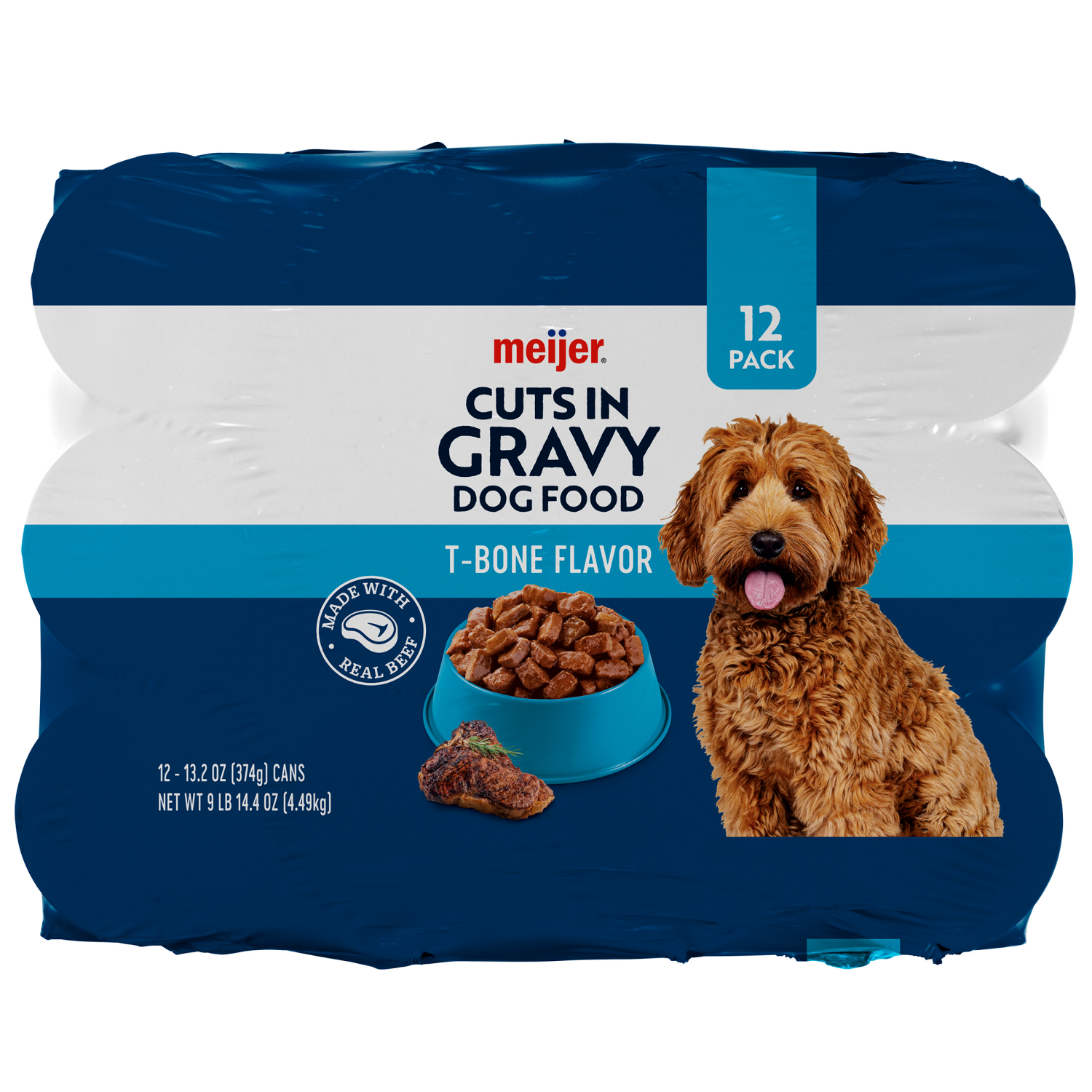 slide 3 of 3, Meijer Wet Dog TBone Steak, 13.2 oz, 12 ct