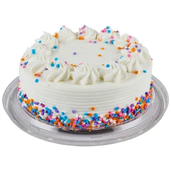Fresh from Meijer 8" White Celebration Double Layer Cake, 29.9 oz