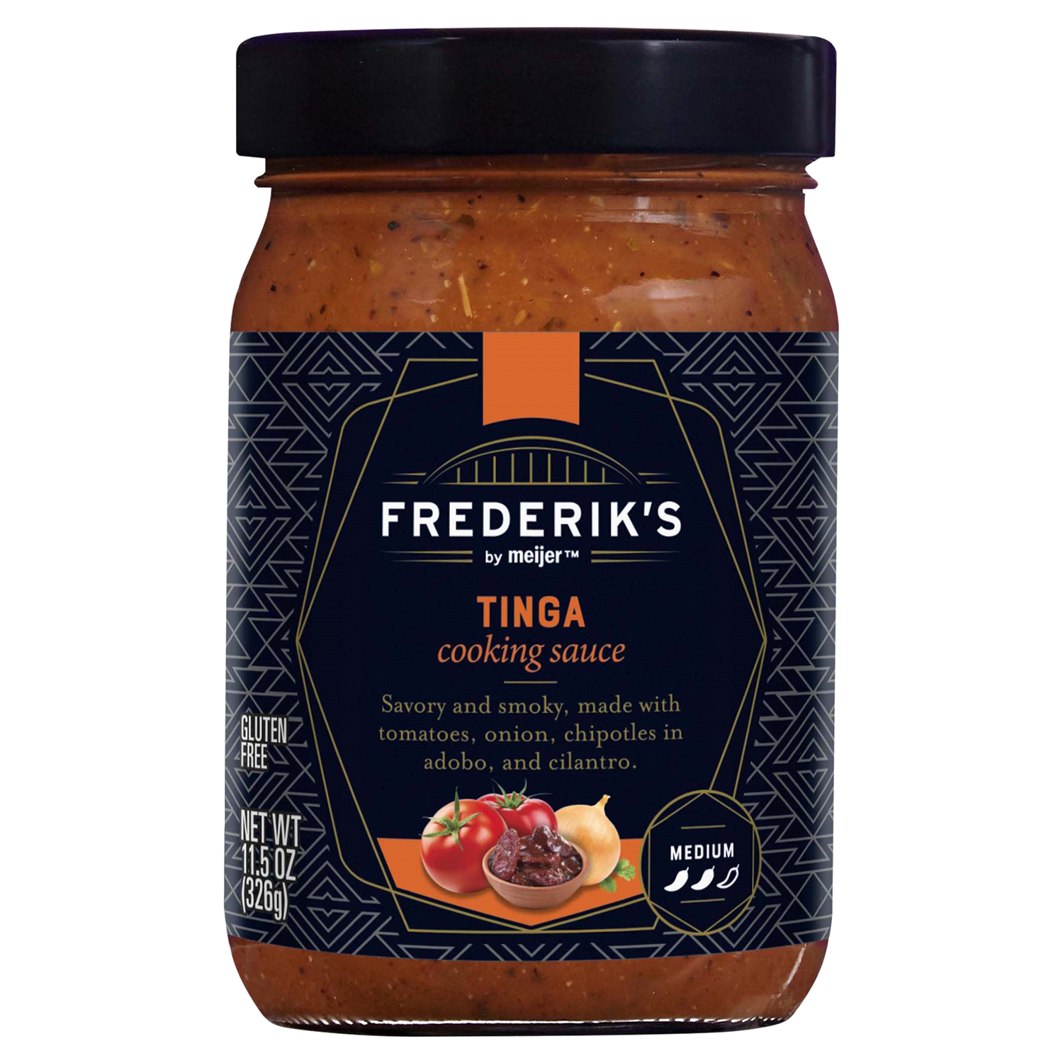 slide 1 of 3, FREDERIKS BY MEIJER Frederik's by Meijer Tinga Cooking Sauce, 11.5 oz