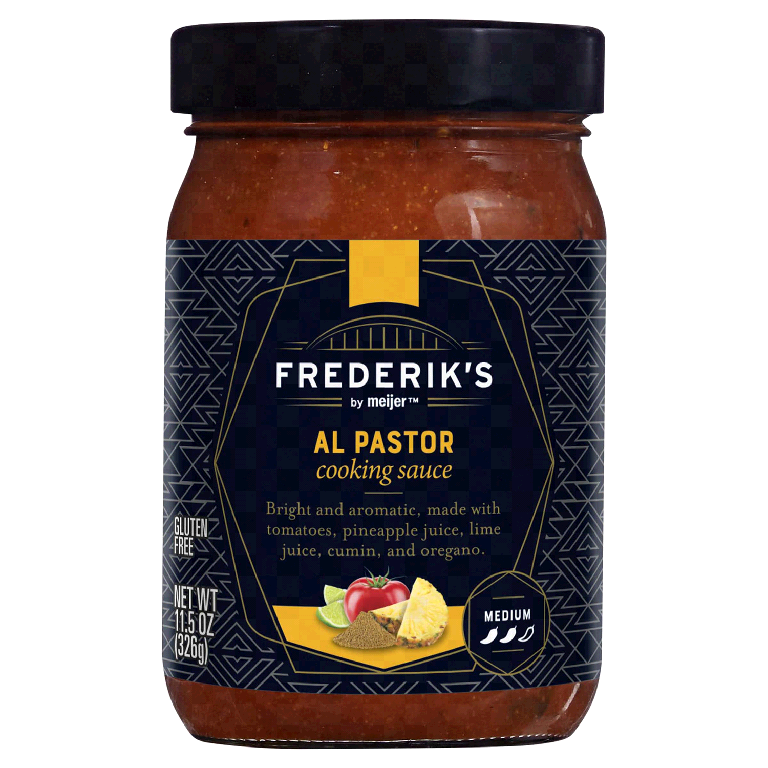 slide 1 of 3, FREDERIKS BY MEIJER Frederik's by Meijer Al Pastor Cooking Sauce, 11.5 oz