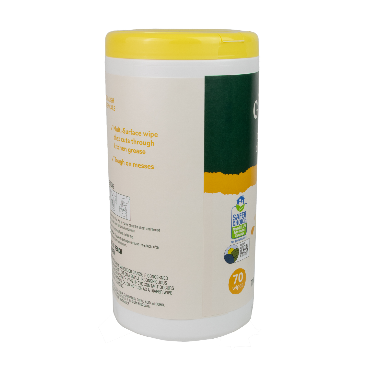 slide 2 of 3, True Goodness Cleaning Wipe, 70 ct