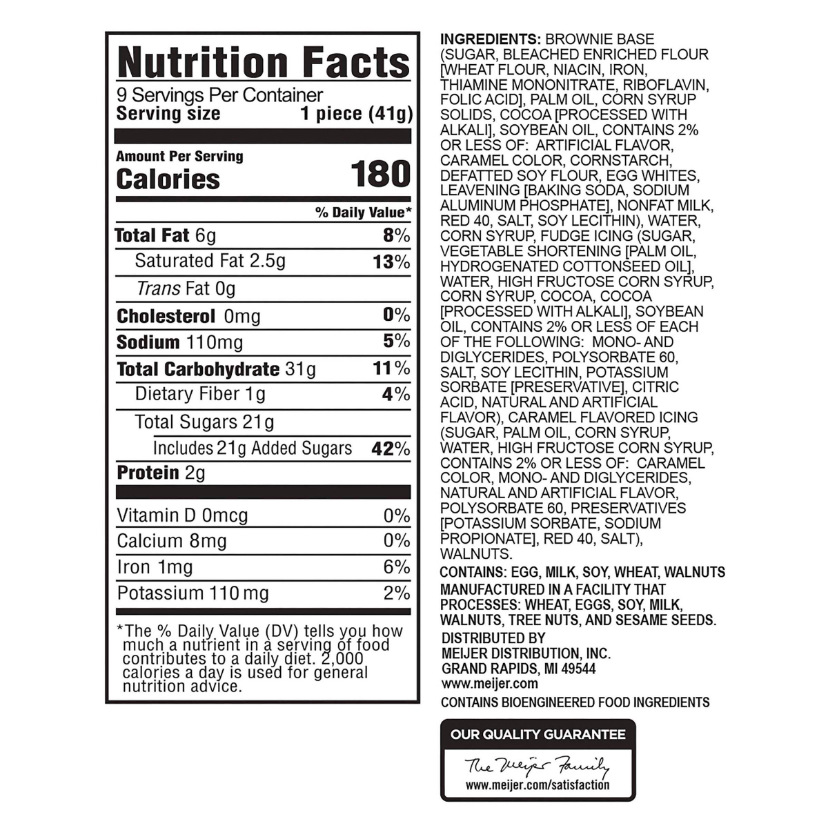 slide 3 of 4, Fresh from Meijer Turtle Brownies, 9 Count, 9 ct