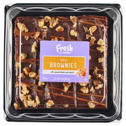 Fresh from Meijer Turtle Brownies, 9 Count