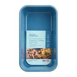 Grand Gourmet Non-Stick Ceramic Coated 5in x 9in Loaf Pan (Light Blue)