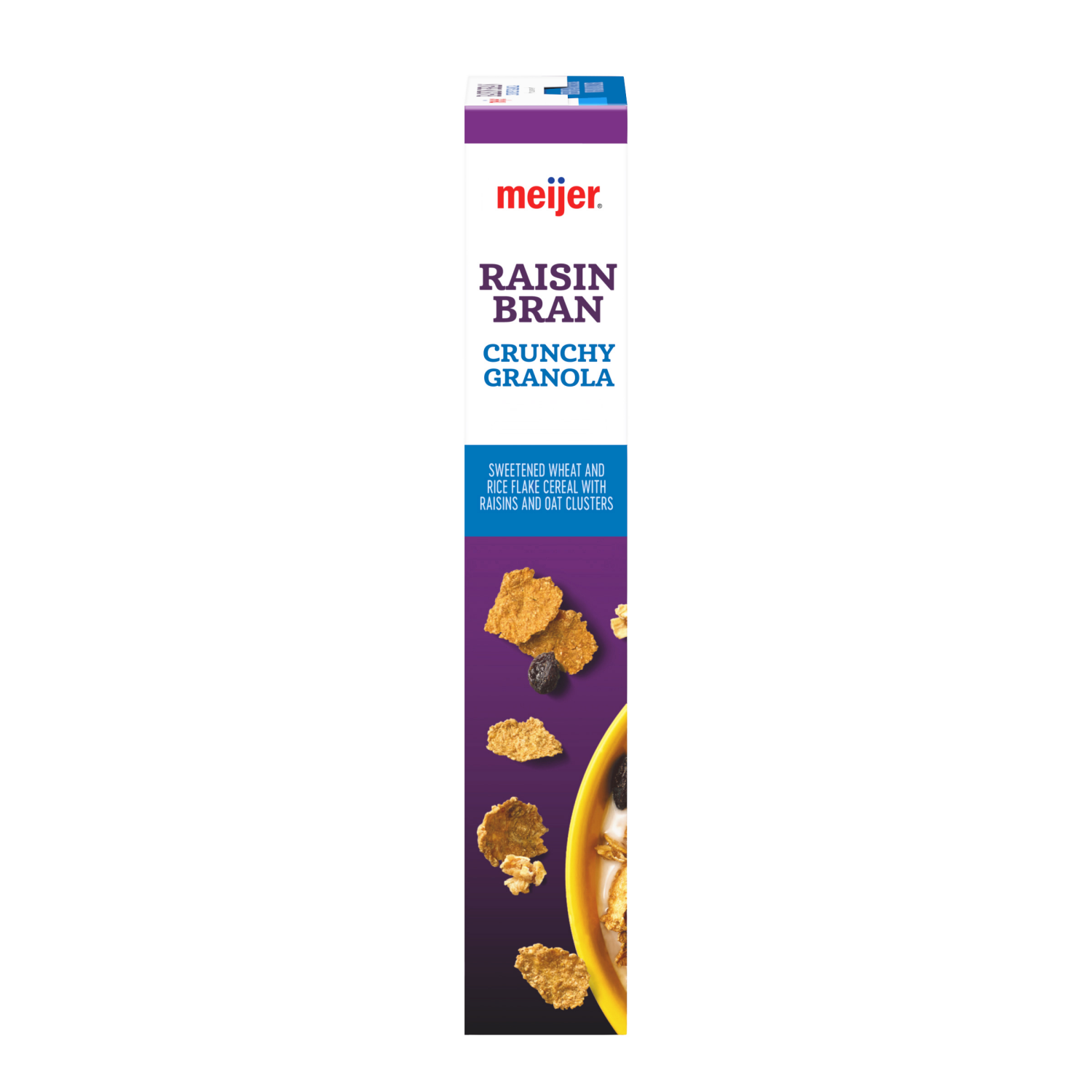 slide 4 of 8, Meijer Crunchy Raisin Bran, 18.2 oz