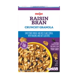 Meijer Raisin Bran Crunchy Granola Cereal, 18.2 Oz