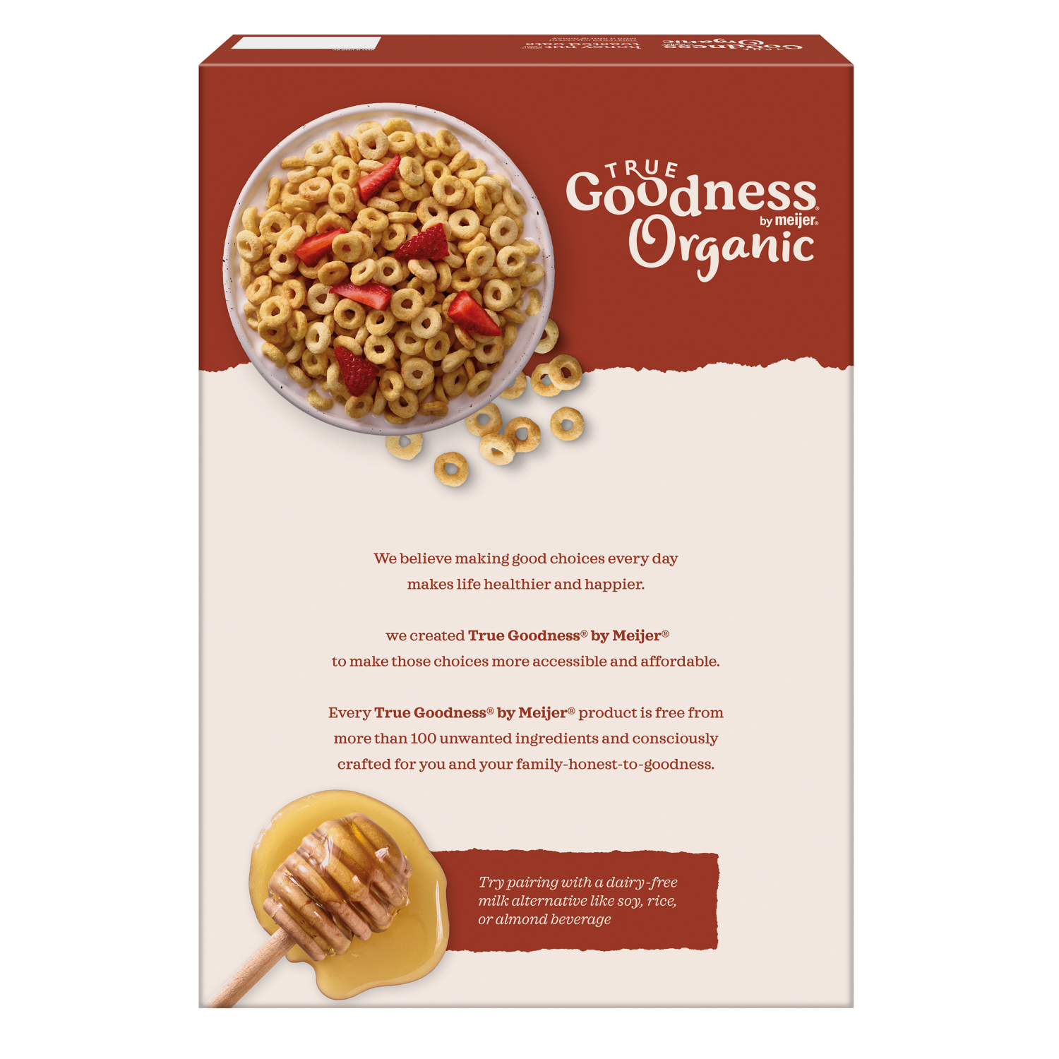 slide 2 of 8, True Goodness Organic Honey Nut Toasted Oats, 12.25 oz