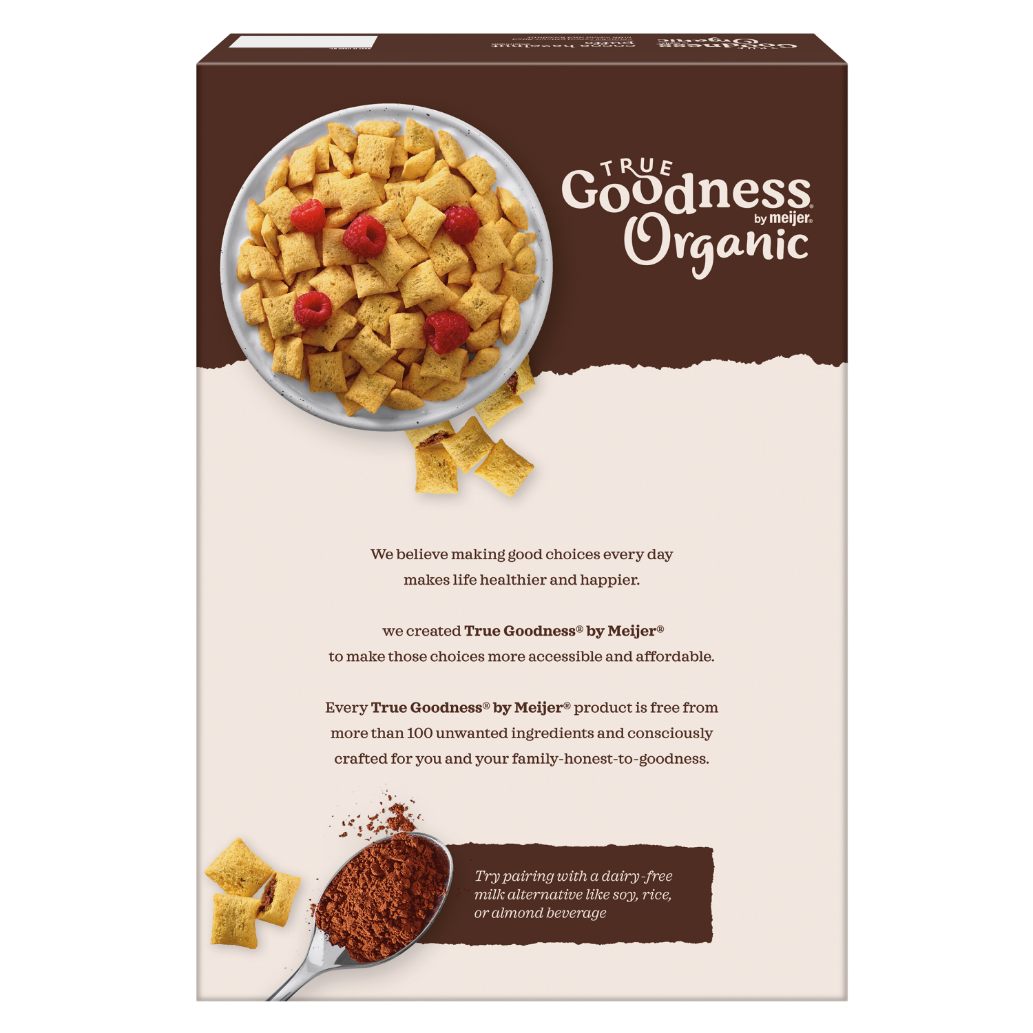 slide 2 of 8, True Goodness Organic Chocolate Pillow Puffs, 10.6 oz, 10.6 oz