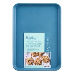Grand Gourmet Non-Stick Ceramic Coated 11in x 17in Baking Sheet (Light Blue)
