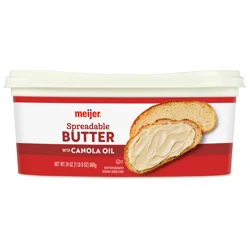 Meijer Spreadable Butter with Canola Oil, 24 oz