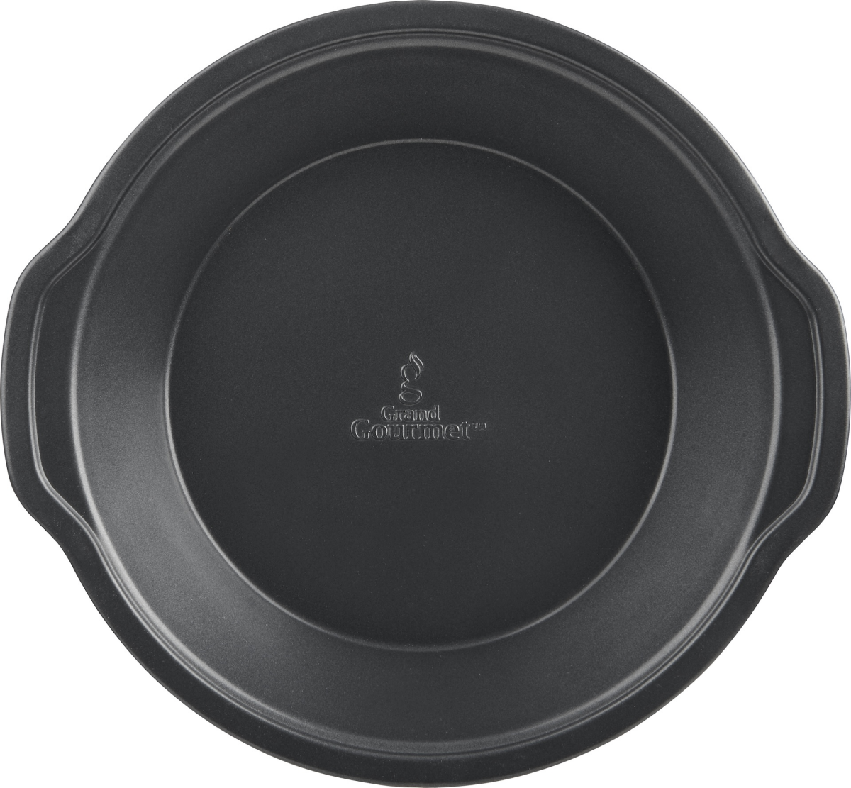 slide 2 of 2, Grand Gourmet Pie Pan, Dark Grey, 9", 9 in