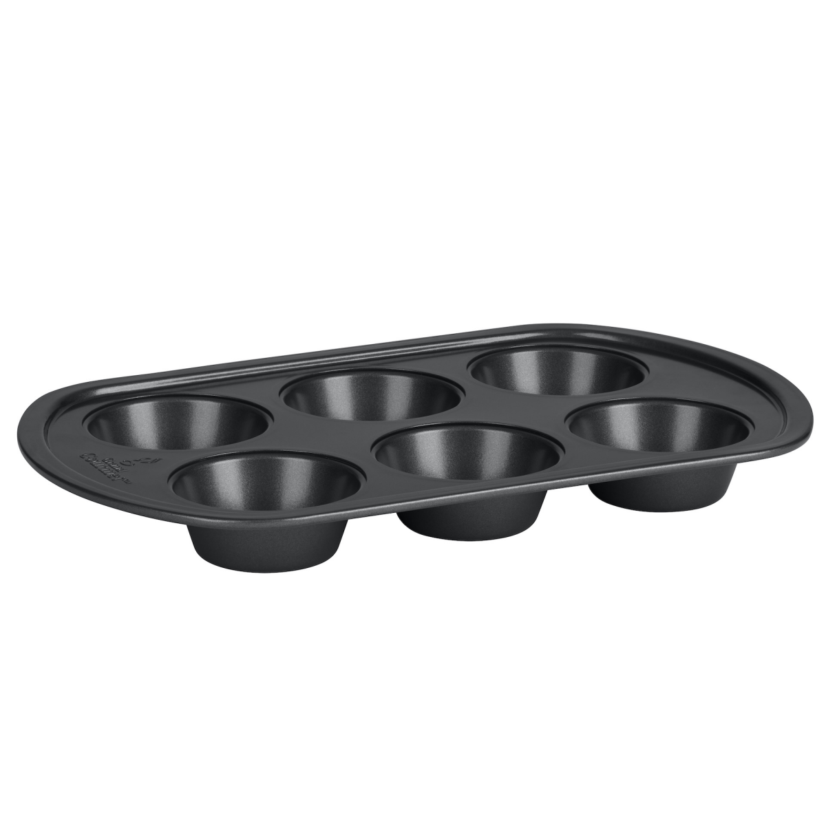 slide 2 of 2, Grand Gourmet Muffin Pan, Dark Grey, 6 ct