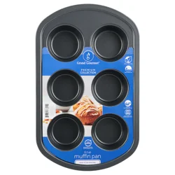 Grand Gourmet Muffin Pan, Dark Grey
