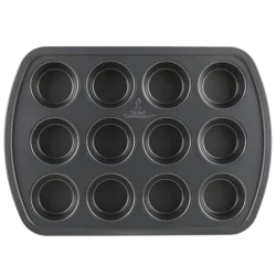Grand Gourmet Muffin Pan, Dark Grey